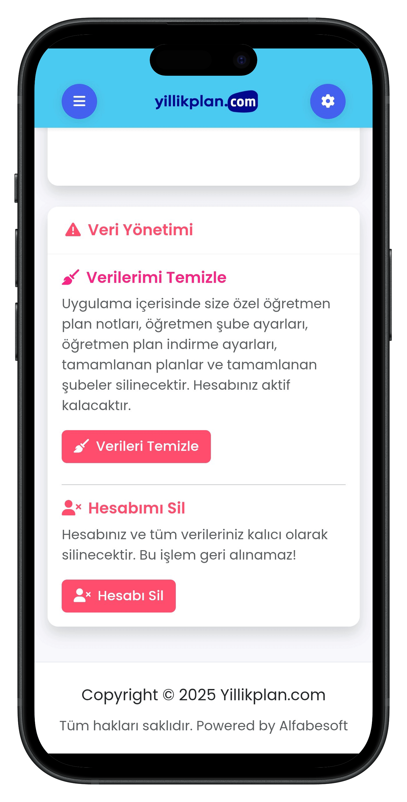 Yıllık Plan Uygulaması