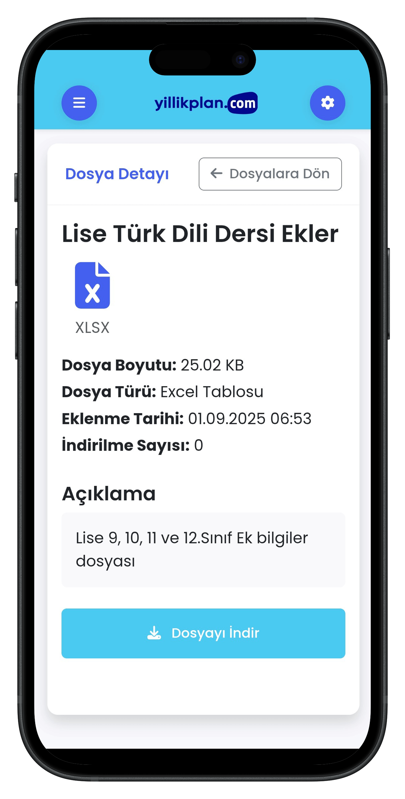 Yıllık Plan Uygulaması