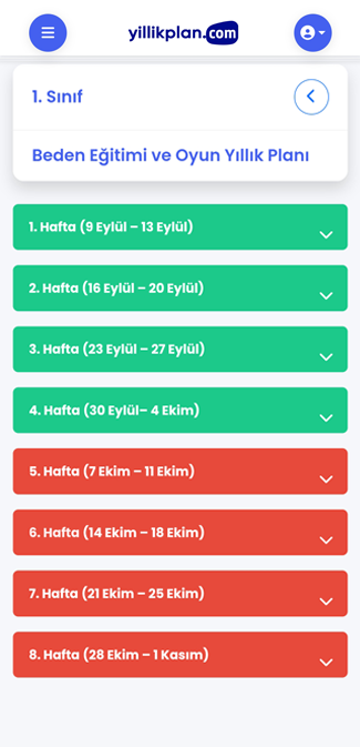 Yıllık Plan Önizleme
